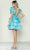 Poly USA 9742 - Bow Shoulder Plunging V-Neck Cocktail Dress Cocktail Dresses