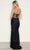 Poly USA 9748 - Glitter Jersey with Beaded Sheer Corset Prom Gown Evening Dresses