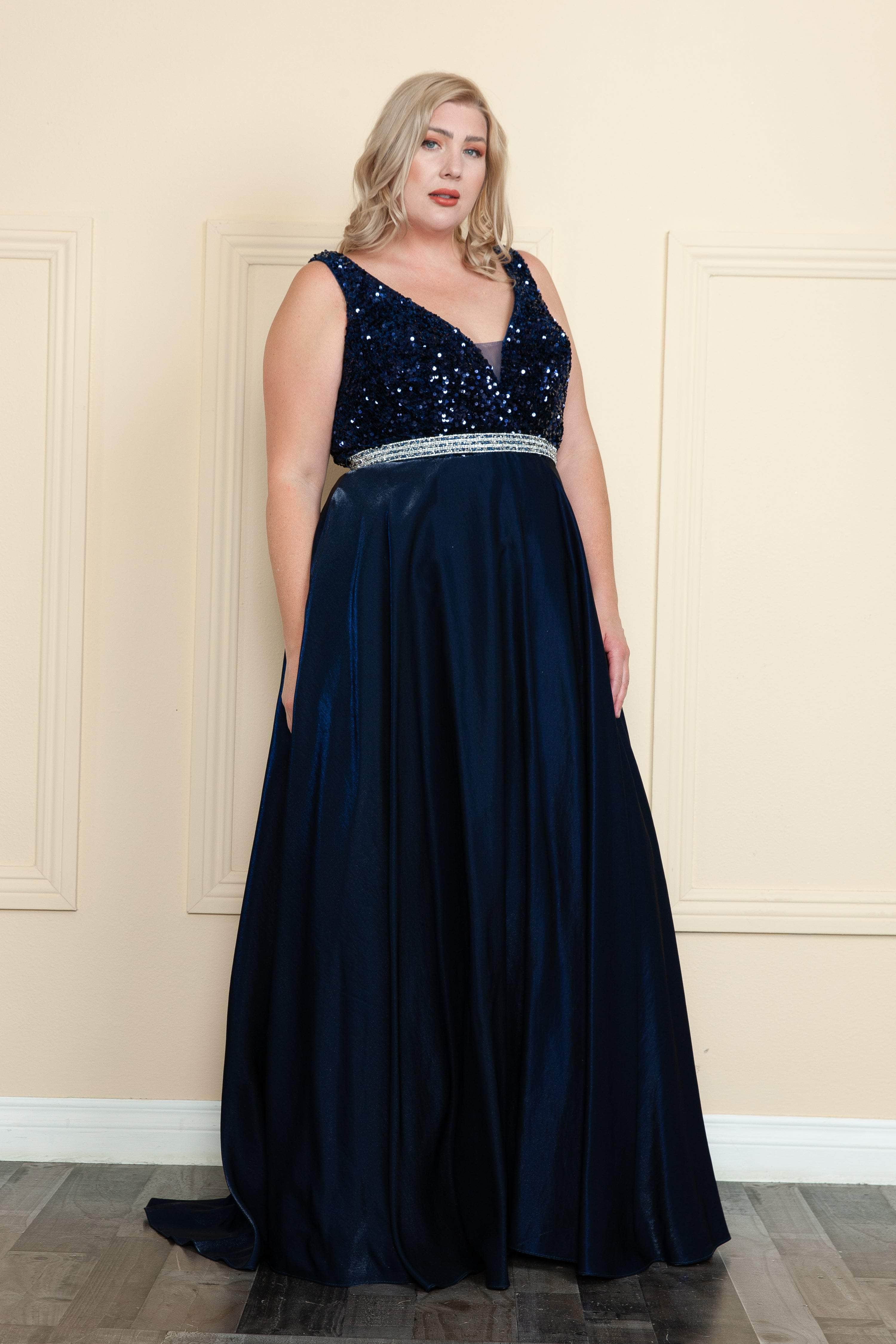 Plus Size A-Line Prom Dresses, Plus A-Line Gowns – Couture Candy