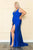 Poly USA W1114 - Fitted High Slit Plus Prom Dress Special Occasion Dress