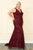 Poly USA W1122 - Sequin Lace Up Plus Prom Dress Special Occasion Dress