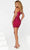 Portia and Scarlett PS202204 - Asymmetrical Sequined Short Party Dress Special Occasion Dress