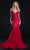 Portia and Scarlett PS21251 - Embellished Trumpet Evening Gown Evening Dresses 12 / Black