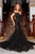 Portia and Scarlett PS21251 - Embellished Trumpet Evening Gown Evening Dresses 12 / Black