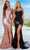 Portia and Scarlett PS22319 - Corset Sequin Long Gown Prom Dresses 6 / Lilac