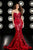 Portia and Scarlett PS22538 - Strapless Sequin Mermaid Gown Evening Dresses 0 / Red