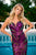 Portia and Scarlett PS22538 - Strapless Sequin Mermaid Gown Evening Dresses 00 / Black Hot Pink Gold