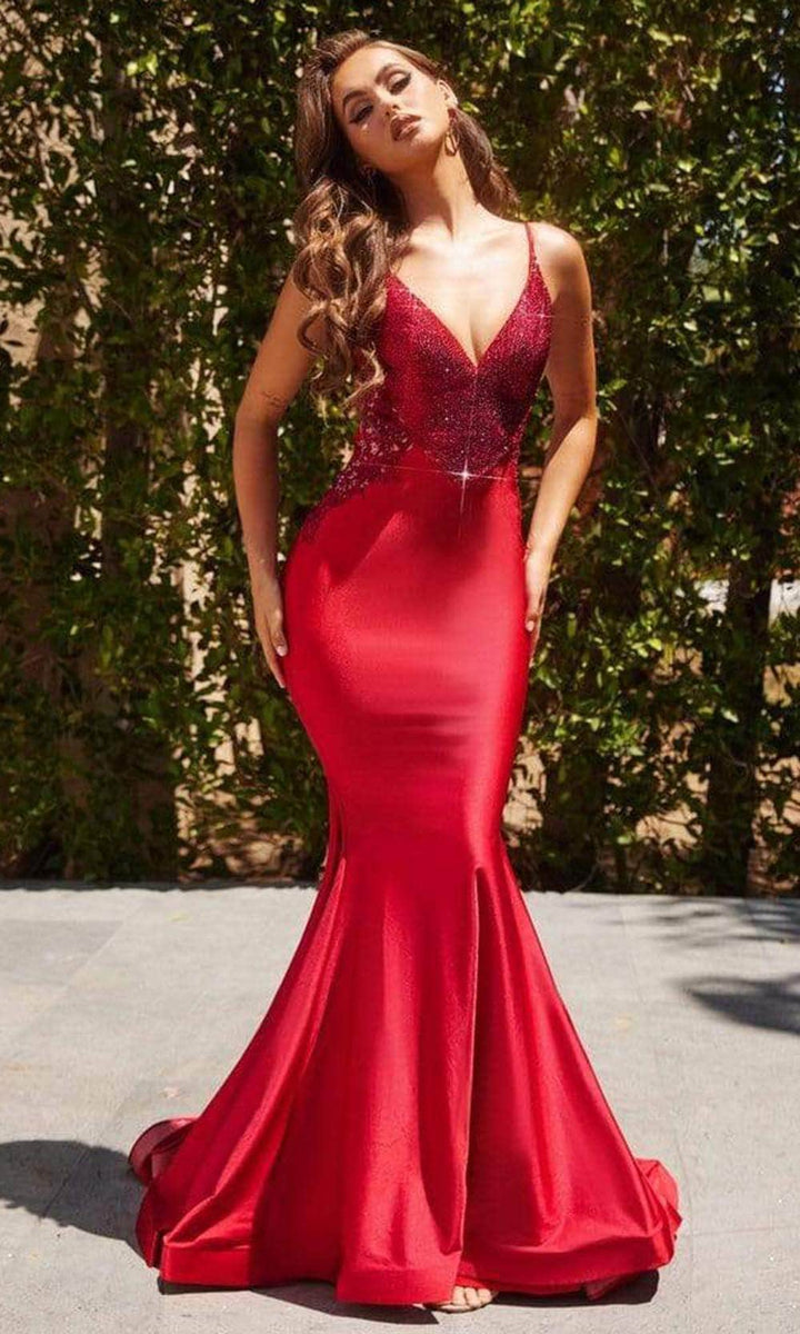 Portia and Scarlett Ps22641 - Strappy Back Mermaid Evening Gown ...