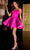 Portia and Scarlett PS23149 - Sweetheart Basque Cocktail Dress Cocktail Dresses 2 / Red