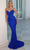 Portia and Scarlett PS23385 - V-Neck Rhinestone Evening Gown Evening Dresses