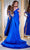 Portia and Scarlett PS23388 - Cold Shoulder Ruched Evening Gown Evening Dresses