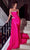 Portia and Scarlett PS23390 - Bejeweled One Shoulder Prom Gown Evening Dresses 0 / Cobalt