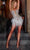 Portia and Scarlett PS23551C - Plunging Fringed Homecoming Dress Cocktail Dresses