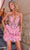 Portia and Scarlett PS23558C - Feather Fringed Homecoming Dress Special Occasion Dress