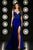 Portia and Scarlett PS23601 - Embellished Bustier Prom Dress Prom Dresses 0 / Cobalt