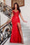 Portia and Scarlett PS23601 - Embellished Bustier Prom Dress Prom Dresses 0 / Red