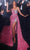 Portia and Scarlett PS23677 - Highly Beaded Slit Sparkle Gown Special Occasion Dress 00 / Pink