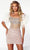 Portia and Scarlett PS23731C - Feathered Corset Homecoming Dress Cocktail Dresses