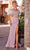 Portia and Scarlett PS23741C - Feathered Sequin Prom Gown Prom Dresses 00 / Ivory