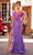 Portia and Scarlett PS23741C - Feathered Sequin Prom Gown Prom Dresses