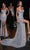 Portia and Scarlett PS23926 - Sweetheart See-Through Shimmer Gown Special Occasion Dress 0 / Silver