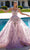 Portia and Scarlett PS23944 - Intricately Patterned A-line Strapless Gown Special Occasion Dress 0 / Pink