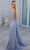 Portia and Scarlett PS23959 - Beaded Off Shoulder Evening Gown Evening Dresses 12 / Blue