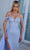 Portia and Scarlett PS23959 - Beaded Off Shoulder Evening Gown Evening Dresses 12 / Blue