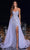 Portia and Scarlett PS23963 - Embellished Overskirt Evening Gown Special Occasion Dress 0 / Lilac