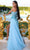 Portia and Scarlett PS23987 - Single Sleeve Beaded Long Gown Evening Dresses