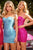 Portia and Scarlett PS24004 - Sequin Bustier Homecoming Dress Homecoming Dresses 00 / Aqua