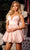 Portia and Scarlett PS24028 - Sleeveless Bow Back Cocktail Dress Special Occasion Dress 00 / Pink