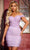 Portia and Scarlett PS24036 - Shirred Off Shoulder Cocktail Dress Homecoming Dresses 00 / Lilac