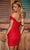 Portia and Scarlett PS24036 - Shirred Off Shoulder Cocktail Dress Homecoming Dresses