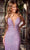 Portia and Scarlett PS24041 - Sequin Plunge Prom Dress Prom Dresses 00 / Lilac-Ab