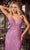 Portia and Scarlett PS24041 - Sequin Plunge Prom Dress Prom Dresses 00 / Pink