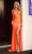 Portia and Scarlett PS24050X - Plunging Sweetheart Prom Dress Special Occasion Dress 00 / Orange