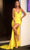 Portia and Scarlett PS24050X - Plunging Sweetheart Prom Dress Special Occasion Dress 00 / Yellow