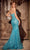 Portia and Scarlett PS24056 - Plunged V-Neck Mermaid Prom Gown Special Occasion Dress