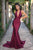 Portia and Scarlett PS24077X - Halter Trumpet Evening Gown Evening Dresses 00 / Plum