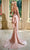 Portia and Scarlett PS24091X - Sleeveless Plunging V-Neck Prom Dress Prom Dresses 00 / Red