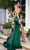 Portia and Scarlett PS24131 - Pointed V-Neck Sheath Evening Dress Prom Dresses