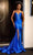 Portia and Scarlett PS24403 - Ruched Back Mermaid Prom Gown Prom Dresses 00 / Cobalt