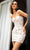 Portia and Scarlett PS24421 - Lace Bustier Cocktail Dress Homecoming Dresses 00 / White