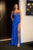 Portia and Scarlett PS24511X - Embellished Sheath Prom Gown Prom Dresses 00 / Cobalt