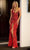 Portia and Scarlett PS24622 - Cutout Glass Ornate Prom Dress Prom Dresses 00 / Red