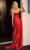 Portia and Scarlett PS24682 - Satin High Slit Prom Dress Special Occasion Dress