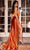 Portia and Scarlett PS24682 - Satin High Slit Prom Dress Special Occasion Dress