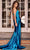 Portia and Scarlett PS24682 - Satin High Slit Prom Dress Special Occasion Dress