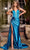 Portia and Scarlett PS24682 - Satin Mermaid Prom Dress Prom Dresses 00 / Blue